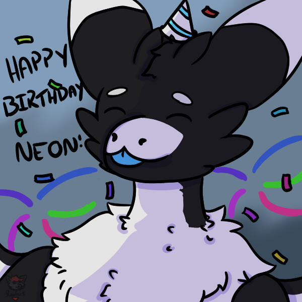 neon halfbody